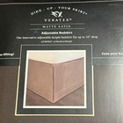 Bed Skirt Veratex Queen Adjustable Tailored Border Brown Satin New Luxury Home