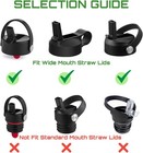 Hydro Flask Straw Replacement - Straws For 32 Oz  40 Oz  64 Oz Hydroflasks  3-hy