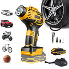 New Cordless Car Air Tire Pump Inflator Compressor Led Digital Electric Portable