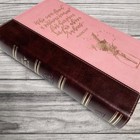 Kjv Giant Print Bible - Personalized - A Virtuous Woman  pink  - Add Custom Name