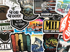 50 Fishing Nature Stickers Laptop Car Bumper Boat Box Decals Fish Angling  cj