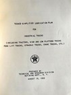 1952 Texaco Oil Vintage Technical Book Lubrication Of Industrial Trucks Tractors