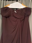 David s Bridal Dress Size 22 Brown Chiffon Strapless F12284