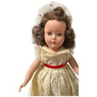 Vintage 15  Hard Plastic Doll Arranbee R b Tulle Polka Dot Marked 58 P 1950s