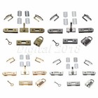1set Metal Hardware Clasp Lock Lock Button For Handbag Shoulder Bag Purse Diy