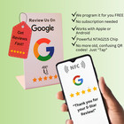 Nfc Tap Google Review Stand  2 Pack    Bonus Guide To Boost Sales     