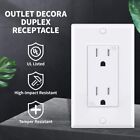 10pack Outlet Socket  Decora Duplex Receptacle 15 Amp  125 Volt Tamper Resistant