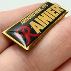 Rainier Beer Around Here Its Rainier Slogan Enamel Lapel Pin Brewery Advertising