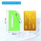8 Pcs Silicone Luggage Tags  Luggage Tags For Suitcases Initial Letter U  Green