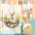 Easter Door Sign Decorations For Home Wreaths Front Door Sign Spring Bunny 1