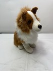Dakin Collie Sheltie Sheep Dog Realistic Plush Stuffed Animal Brown White 1995