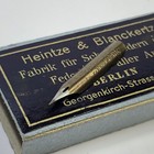 X2 Vintage Heintze   Blanckertz 740 Ef Pen Nibs Bronze Mapping Dip Pen Nibs