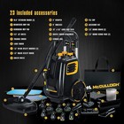 Mcculloch Mc1385 Deluxe Canister Steam Cleaner  2-hour Runtime  Chemical-free