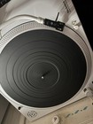 1 Custom White Powder Coated Technics Sl1200 Mk2 With Blue Leds Halos Turntable