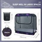 Portable Baby Crib Net Safety Mesh Tent pop Up Infant Mosquito Net  See Throu   