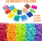 12730  Loom Rubber Bands Refill Kit In 26 Color With 500 Clips 6 Hooks  Premium