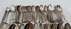 Lot Of 100 Assorted Vintage Silverplate Oval Soup Dessert Spoons - Lot 173