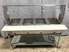 Eagle Pdht4-240 Stainless Electric 4-well Open Base Hot Food Buffet Table 64 