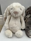 Lot Of 3 Jellycat London Plush Bashful Woodland Bunny Beige      Cream