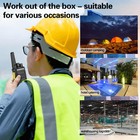 Long Range 100 Mile Walkie Talkie Two Way Radio Charge Headset Waterproof 4 Pack