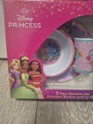 Disney Princess 3 Piece Mealtime Set By Danawares  New In Box  Bpa Free 