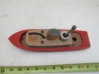 Vintage Wood Wooden Folk Art Ship Boat Handmade Crafted Sailing Toy Ooak