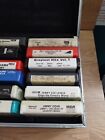 Lot Of 24 Vintage 8 Track Tapes And Case - Untested - Mixed Music 