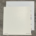 Vintage Santa Elves Gnomes Chain Christmas Card Blank Greeting Unused White 5x5