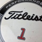 Vintage Titleist Golf Sign -  1 Ball Golfing Dealer Porcelain Gas Pump Sign