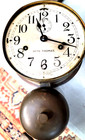 Antique Seth Thomas Brass Ships Clock With External Bell 