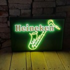 Vintage Heineken Tin Advertising Light