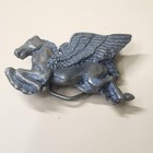 Vintage 1979 Pegasus Metal Belt Buckle Mythical Flying Horse Steampunk Art