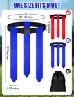 Uayvebs Flag Football Set  10 Players Adjustable 51 18inches  Red And Blue