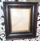 Antique Victorian Deep Carved Walnut Frame For 8 X 10  Eastlake Gold ebony Trim