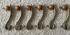 6 Vintage Art Deco Or Mid-century Modern  pitcher Handle  Style Cabinet Pulls