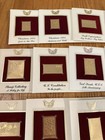 22k Gold-plated Replica Stamps First Day Of Issue Vintage Lot Of 97  