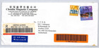 Hong Kong Air Mail Cover Registered  20 Netherlands Rotterdam 1999 Zm65