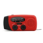 Emergency Multitool Hand Crank Solar Radio Noaa Am Fm Flashlight Power Bank Usb
