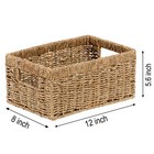 Wicker Baskets  medium  Seagrass  1pc  Rattan Storage Baskets For Shelves  Wo   