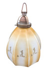 Vintage Ceiling Lamp Light Glass Shade W  Metal Mount Angle Putti Design C 1930