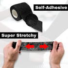 24 Count Black Self Adhesive Bandage Wrap  2  X 5 Yards  15 Feet  Tape