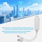 2 Xpoe Power Over Ethernet Splitter Camera Barrel Plug Adapter Efficiency Energy