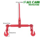 2   5 16 -3 8  Chain Load Binder Ratchet 5400lbs Wll Chain Hook Tie Down Truck
