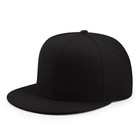 Blank Snapback Hat Flat Bill Trucker Mesh Cap Plain Solid Adjustable Unisex Os