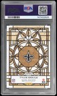 2025 Panini Mosaic Tyler Shough  18 Psa 10 Rc Stained Glass Football Gem Mint
