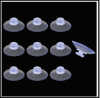 10 Pack 20mm Suction Cups For Glass Table Tops  Rubber Transparent Sucker Pads