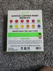 Angelus Acrylic Leather Neon Paint Set  12 Colors Starter Set 1oz Each