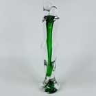 15  Murano Glass Lovers Sculpture Couple Green Soul Signed Luigi Moro A Barbaro