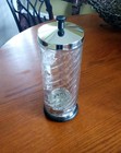 Marvy Barber hairdresser Glass Disinfectant Jar