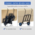 Platform Cart Dolly Folding Moving Warehouse Push Hand Truck Trolley Cart
